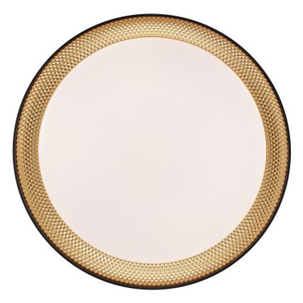 Brilliant - himmennettävä LED-kattovalaisin WALDO LED/24W/230V 3000-6500K halkaisija 38,5 cm musta/kulta + kaukosäädin