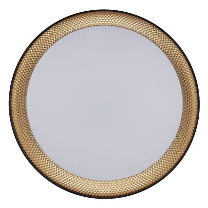Brilliant - himmennettävä LED-kattovalaisin WALDO LED/24W/230V 3000-6500K halkaisija 38,5 cm musta/kulta + kaukosäädin
