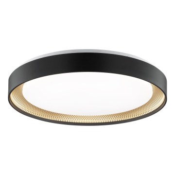Brilliant - Himmennettävä LED-kattovalaisin WALDO LED/36W/230V 3000-6500K halkaisija 48,5 cm musta/kultainen + kaukosäädin