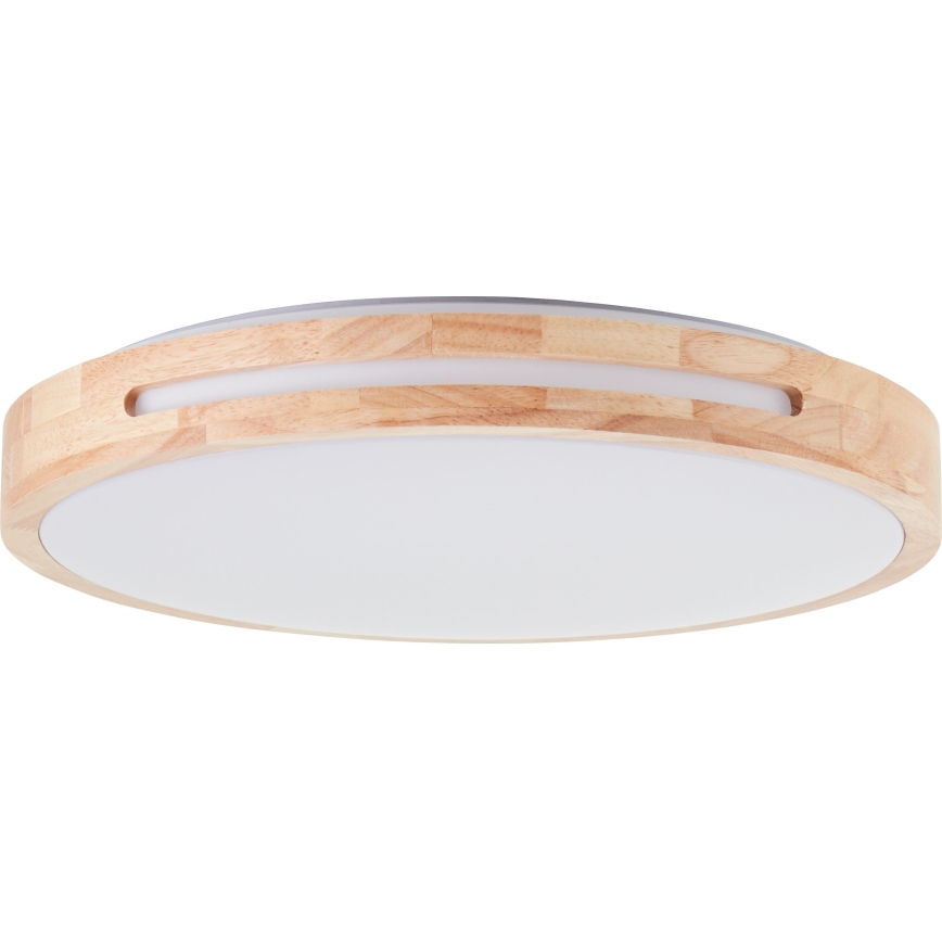 Brilliant - Himmennettävä LED-kattovalaisin WOODBURY LED/24W/230V halkaisija 39 cm kumiviikuna
