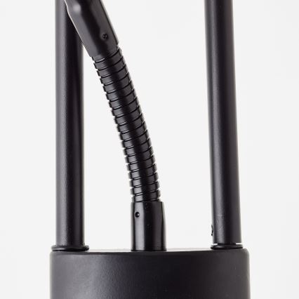 Brilliant - himmennettävä LED-lattiavalaisin FINN 2xLED/13W/230V musta