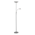 Brilliant - himmennettävä LED-lattiavalaisin ROSANNA 2xLED/13W/230V mattakromi