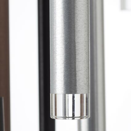 Brilliant - LED-himmennettävä riippuvalaisin kaapelilla CEMBALO LED/70W/230V mattakromi/musta/ruskea