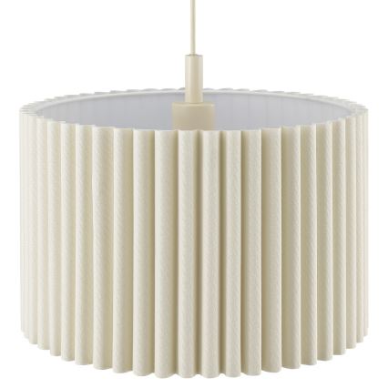 Brilliant - Kaapeliriippuvalaisin VELIN 1xE27/20W/230V Ø 35 cm kermanvärinen