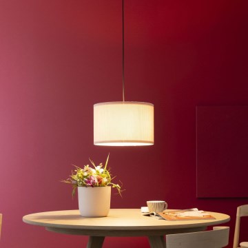 Brilliant - Kattokruunu johdossa TONY 1xE27/20W/230V halkaisija 35 cm kerma