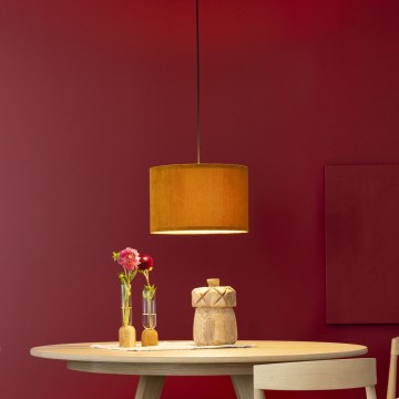 Brilliant - Kattokruunu johdossa TONY 1xE27/20W/230V halkaisija 35 cm oranssi