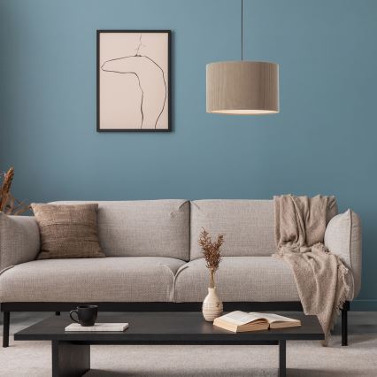 Brilliant - Kattokruunu johdossa TONY 1xE27/20W/230V halkaisija 35 cm ruskea