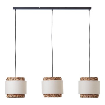 Brilliant - Kattokruunu johdossa WATERLILLY 3xE27/60W/230V kerma