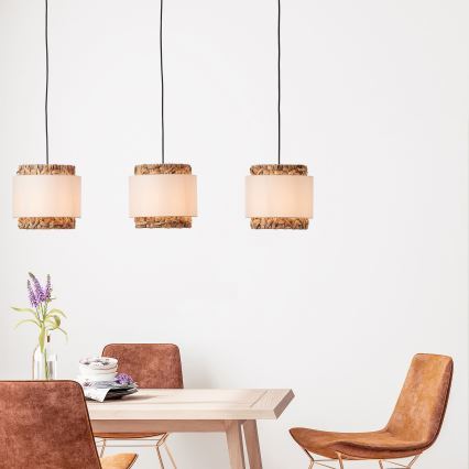 Brilliant - Kattokruunu johdossa WATERLILLY 3xE27/60W/230V kerma