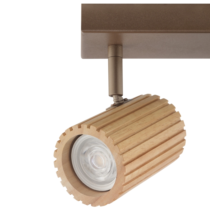 Brilliant - Kattospotti LAKEWOOD 2xGU10/10W/230V ruskea