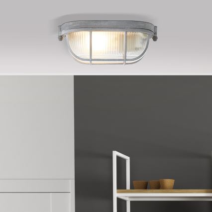 Brilliant - Kattovalaisin BOBBI 1xE27/40W/230V harmaa