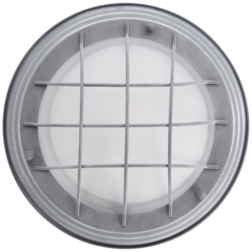 Brilliant - Kattovalaisin TYPHOON 1xE27/30W/230V halkaisija 29 cm harmaa