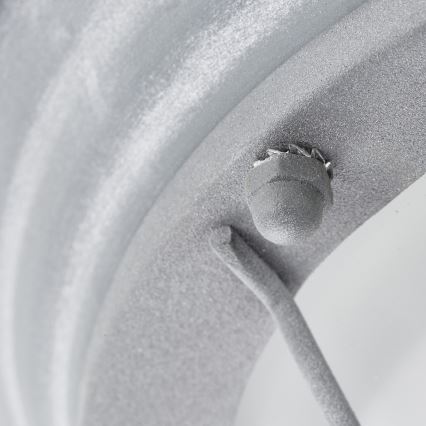 Brilliant - Kattovalaisin TYPHOON 1xE27/30W/230V halkaisija 29 cm harmaa