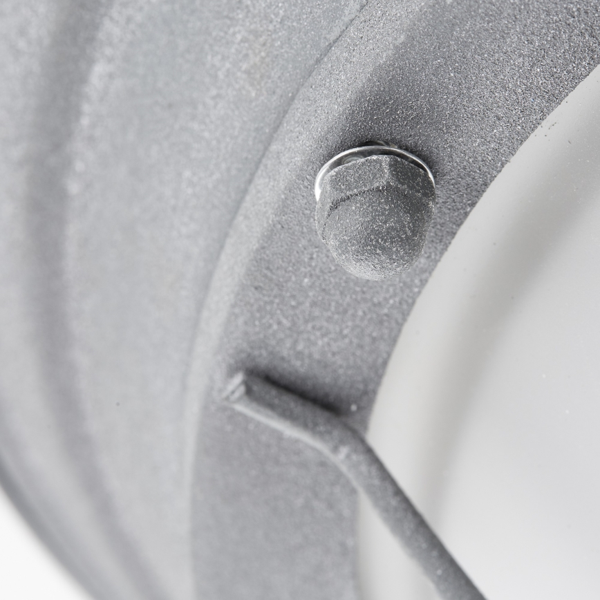 Brilliant - Kattovalaisin TYPHOON 2xE27/30W/230V Ø 34 cm harmaa