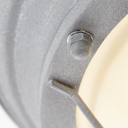 Brilliant - Kattovalaisin TYPHOON 2xE27/30W/230V Ø 34 cm harmaa