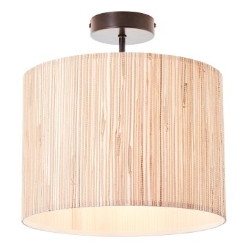 Brilliant - Kattovalaisin WIMEA 1xE27/52W/230V Ø 30 cm musta/beige
