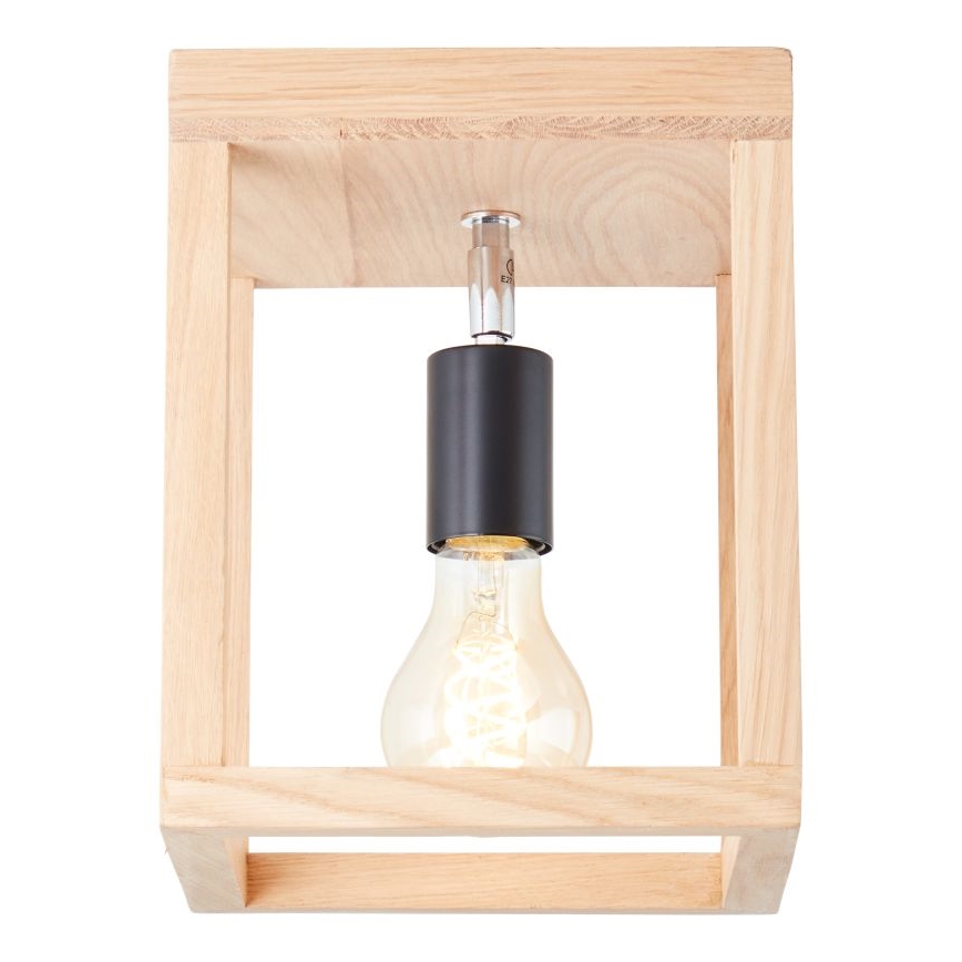 Brilliant - Kattovalo NEREA 1xE27/15W/230V tammi