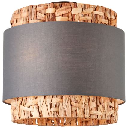 Brilliant - Kattovalo WATERLILLY 2xE27/60W/230V halkaisija 35 cm harmaa