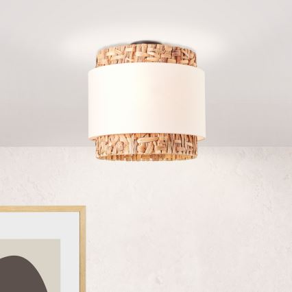 Brilliant - Kattovalo WATERLILLY 2xE27/60W/230V halkaisija 35 cm kerma