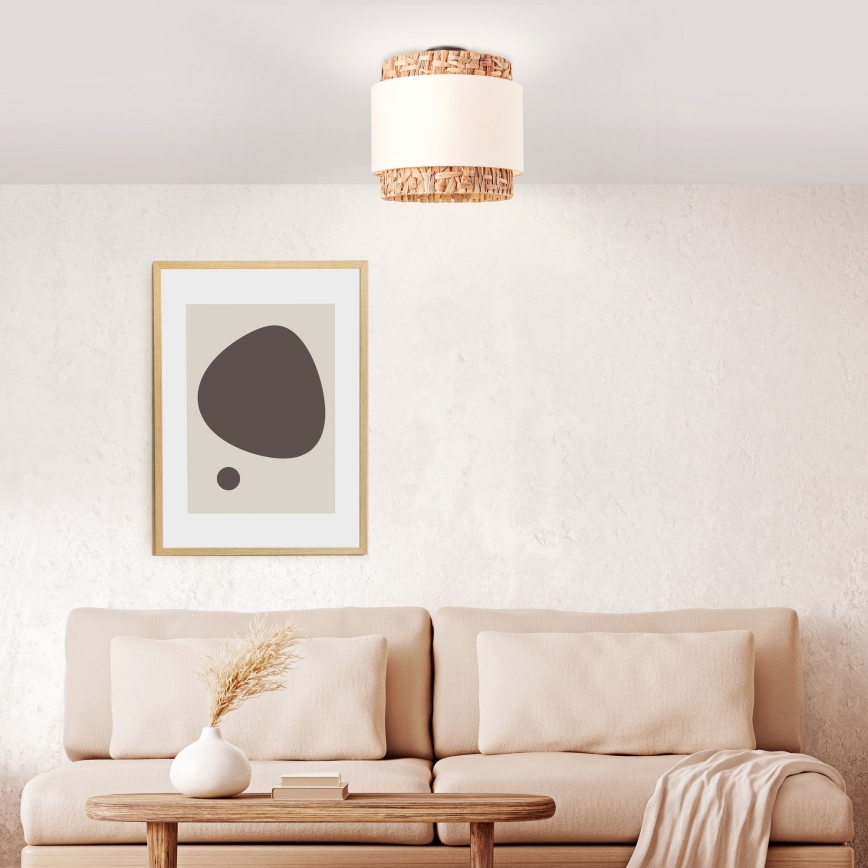 Brilliant - Kattovalo WATERLILLY 2xE27/60W/230V halkaisija 35 cm kerma