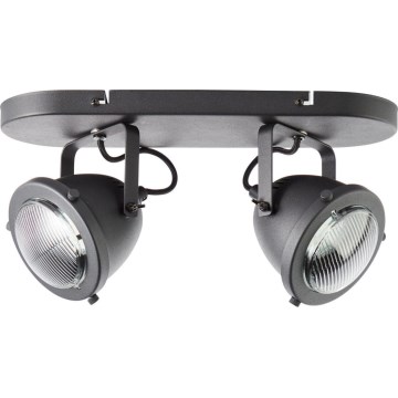 Brilliant - Kohdevalaisin CARMEN 2xGU10/5W/230V, musta