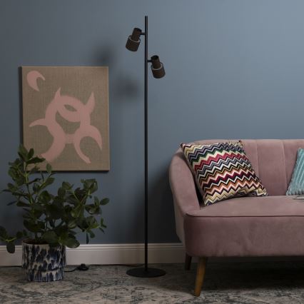 Brilliant - Lattialamppu CADIZ 2xGU10/10W/230V pronssi