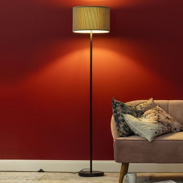 Brilliant - Lattialamppu TONY 1xE27/20W/230V ruskea