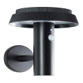 Brilliant - LED aurinkokäyttöinen seinävalaisin anturilla ALVERO LED/4W/3,7V 2000 mAh IP44