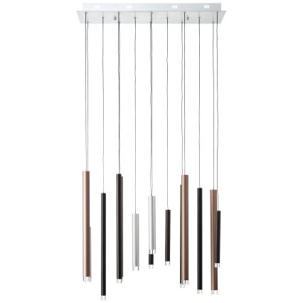 Brilliant - himmennettävä LED-riippuvalaisin CEMBALO LED/60W/230V mattakromi/musta/ruskea