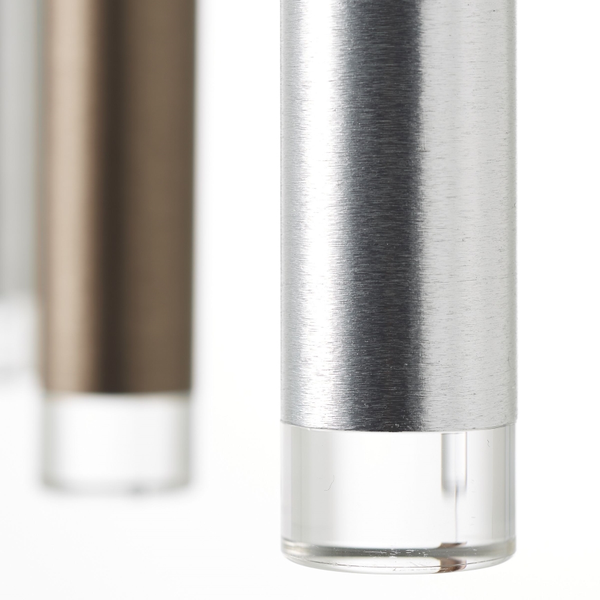 Brilliant - himmennettävä LED-riippuvalaisin kaapelilla CEMBALO LED/32W/230V mattakromi/musta/ruskea