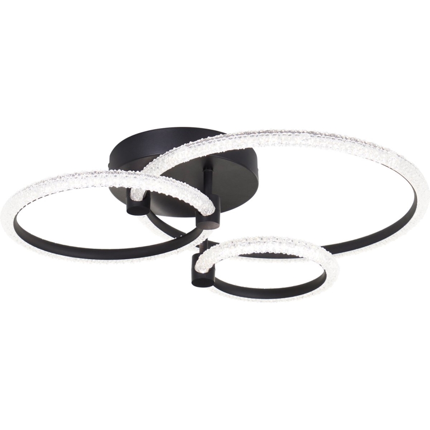 Brilliant - Himmennettävä LED-kattovalaisin AYDIN LED/34W/230V 3000-6500K musta + kaukosäädin