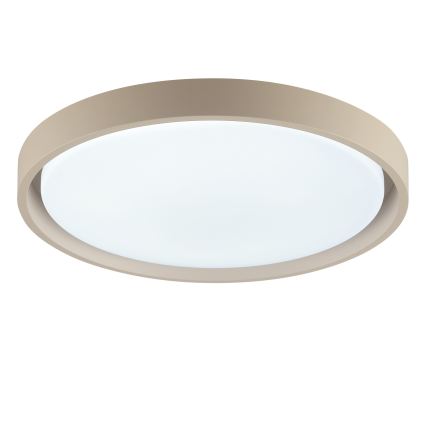 Brilliant - Himmennettävä LED-kattovalaisin SANOZ LED/24W/230V 3000-6500K halkaisija 41 cm beige + kaukosäädin