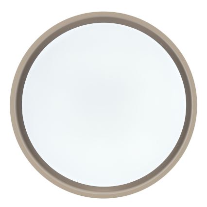 Brilliant - Himmennettävä LED-kattovalaisin SANOZ LED/24W/230V 3000-6500K halkaisija 41 cm beige + kaukosäädin