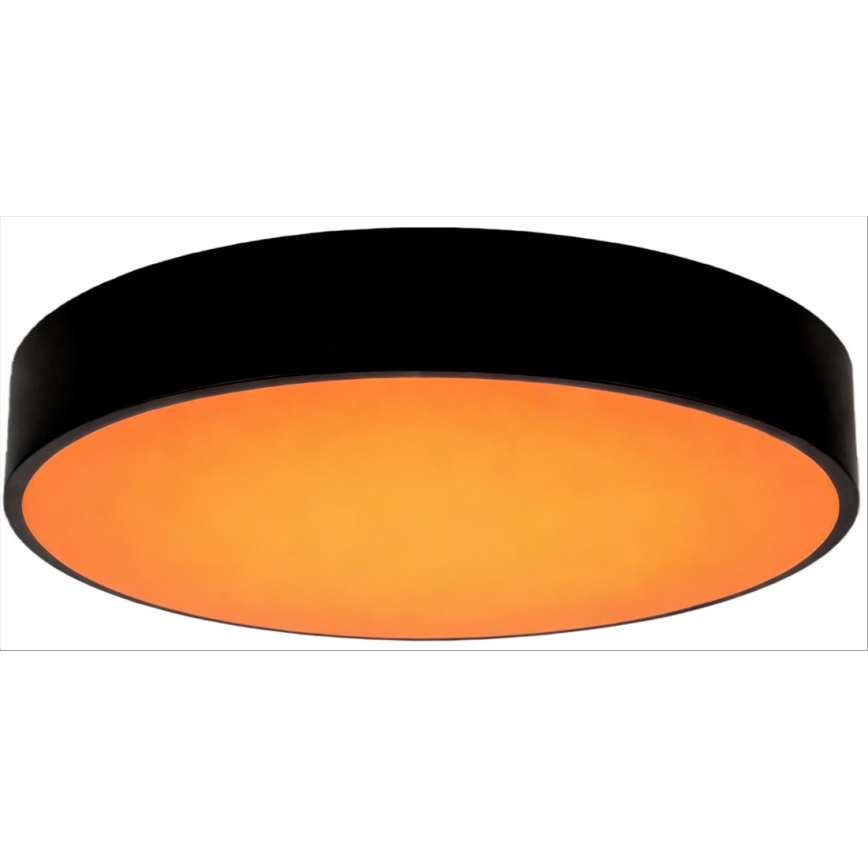 Brilliant - himmennettävä SLIMLINE LED-kattovalaisin 50W/230V 1800–6500 K Ø 49 cm, musta + kaukosäädin