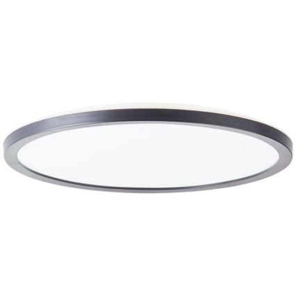 Brilliant - Himennettävä LED-kattovalaisin SORELL LED/18W/230V 3000-6500K halkaisija 29 cm, musta + kaukosäädin