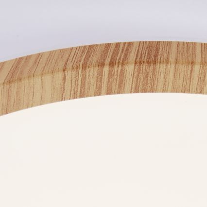 Brilliant - TUCO LED himmennettävä kattovalaisin LED/20W/230V, Ø 29,5 cm, valkoinen/beige