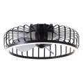 Brilliant - LED-himmennettävä kattovalaisin tuulettimella CAPO LED/36W/230V 2700-6500K halkaisija 48 cm musta + kaukosäädin