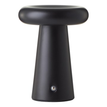 Brilliant - LED himmennettävä kosketusohjattu ulkokäyttöön tarkoitettu pöytävalaisin MUFFIN LED/3W/5V USB 2600 mAh IP44 musta
