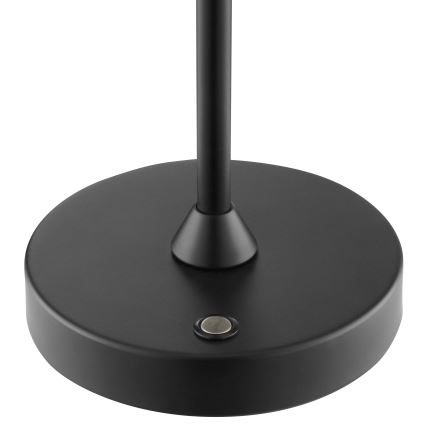 Brilliant - LED himmennettävä ladattava kosketuksella ohjattava ulkokäyttöinen pöytälamppu ELORA LED/2,5W/5V 2700K 2600 mAh IP44 musta