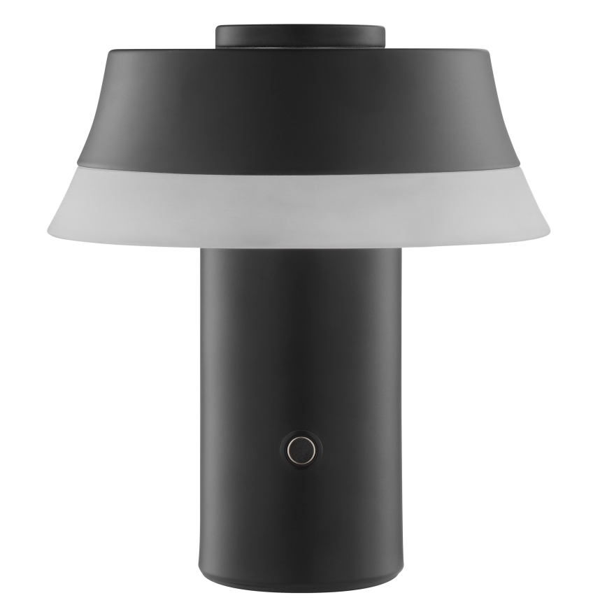 Brilliant - LED himmennettävä ladattava kosketustoiminen pöytälamppu KINICH LED/2,5W/5V 2700K 2600 mAh musta