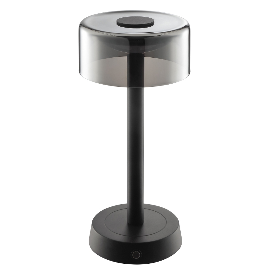 Brilliant - LED himmennettävä ladattava kosketusohjattu ulkokäyttöinen pöytälamppu RAZOR LED/2,5W/5V 2700K 2600 mAh IP44 musta