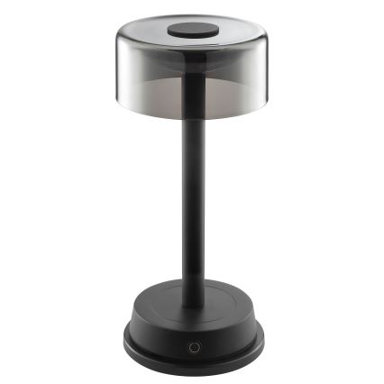 Brilliant - LED himmennettävä ladattava kosketusohjattu ulkokäyttöinen pöytälamppu RAZOR LED/2,5W/5V 2700K 2600 mAh IP44 musta