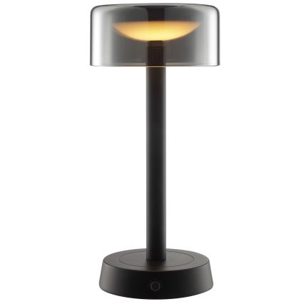 Brilliant - LED himmennettävä ladattava kosketusohjattu ulkokäyttöinen pöytälamppu RAZOR LED/2,5W/5V 2700K 2600 mAh IP44 musta
