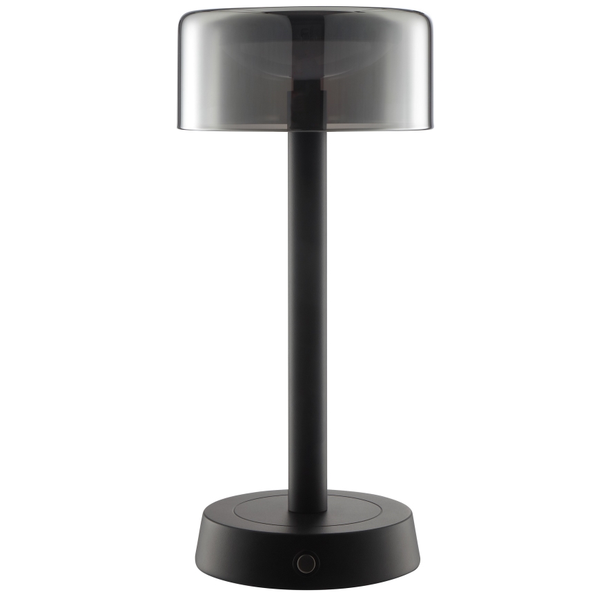 Brilliant - LED himmennettävä ladattava kosketusohjattu ulkokäyttöinen pöytälamppu RAZOR LED/2,5W/5V 2700K 2600 mAh IP44 musta