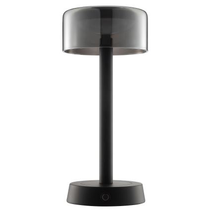Brilliant - LED himmennettävä ladattava kosketusohjattu ulkokäyttöinen pöytälamppu RAZOR LED/2,5W/5V 2700K 2600 mAh IP44 musta