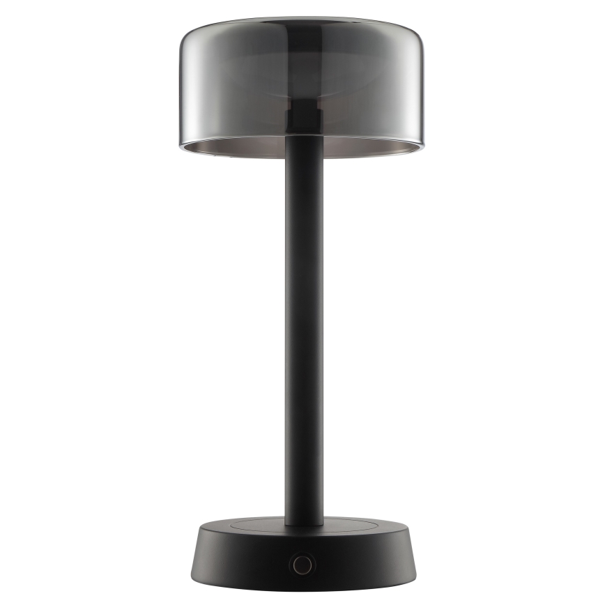 Brilliant - LED himmennettävä ladattava kosketusohjattu ulkokäyttöinen pöytälamppu RAZOR LED/2,5W/5V 2700K 2600 mAh IP44 musta