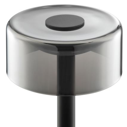 Brilliant - LED himmennettävä ladattava kosketusohjattu ulkokäyttöinen pöytälamppu RAZOR LED/2,5W/5V 2700K 2600 mAh IP44 musta