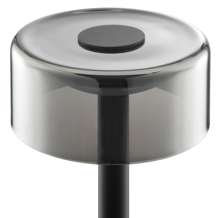 Brilliant - LED himmennettävä ladattava kosketusohjattu ulkokäyttöinen pöytälamppu RAZOR LED/2,5W/5V 2700K 2600 mAh IP44 musta