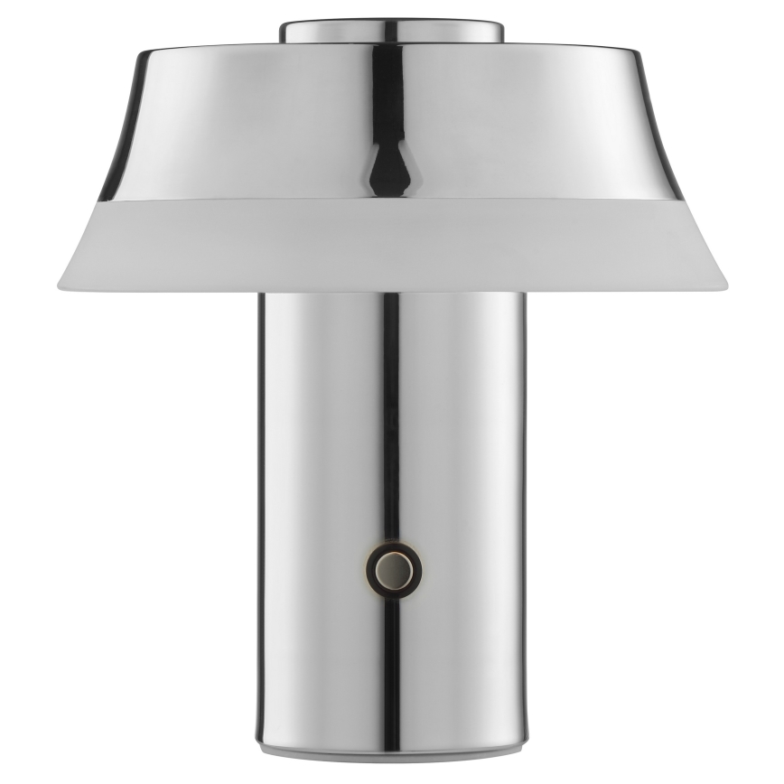 Brilliant - KINICH LED himmennettävä ladattava kosketusohjattu pöytävalaisin LED/2,5W/5V 2700K 2600 mAh kiiltävä kromi