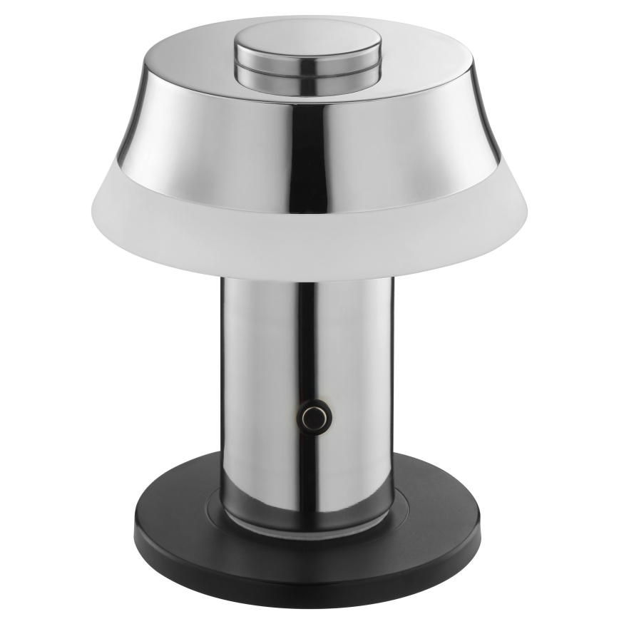 Brilliant - KINICH LED himmennettävä ladattava kosketusohjattu pöytävalaisin LED/2,5W/5V 2700K 2600 mAh kiiltävä kromi